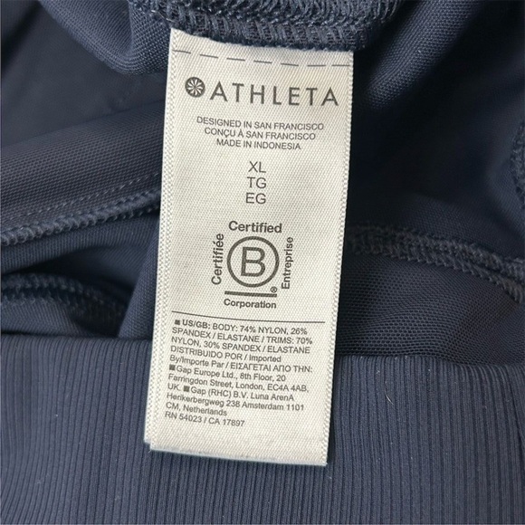 Athleta Women's Venice High Rise Jogger Sweatpants Dark Navy Blue Size XL - Picture 8 of 12
